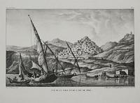 Vue de la Ville et de L'Isle de Syra.