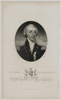 Sir James Saumarez Bart. Rear Admiral of the Blue Squadron.