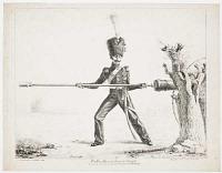 Artillerie l&eacute;g&egrave;re de la garde Royale.