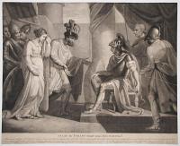 Isaac the Tyrant brought before Richard the 1st.