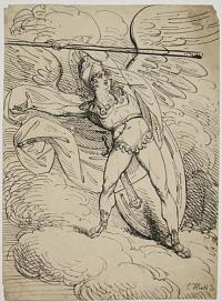 [Apollo as a winged warrior.]