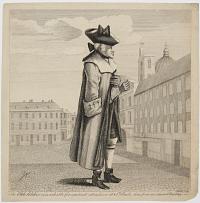The Old Soldier remarkable for constant attendance at St Paul's, done from an original Painting.