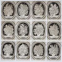 [Set of Twelve Months. Flowers.]