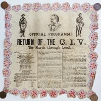 Official Programme of the Return of the C.I.V.  The March through London.