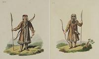 No 37. [A Yakut in his Hunting Dress.] [&] No 38. [The Back Figures of a Yakut in his Hunting Dress.