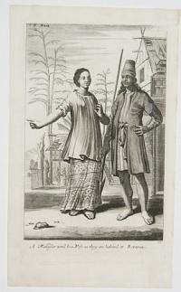 A Makasser with his Wife as they are habited at Batavia.