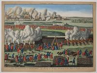 Englands Glory. The Bombarding of Gueldre by a Body of Troups belonging to the King of Prussia. October 1703.