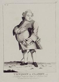 Venison & Claret. or Sr. Humpy. Haunch Bart. of Glutton Hall.