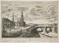 [Dresden] Ecclesia Regia Catholicorum, cum Ontem super Fluviam Albis, Dresd&aelig;.