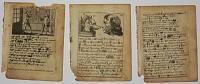 [A set of 9 plates featuring elaborate rebuses or hieroglyphics from 'A Political and Satirical History of the Years 1756, 1757, 1758, 1759, 1760, 1761, and 1762'.]