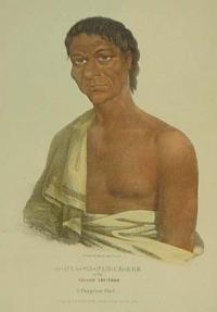 O-Hya-Wa-Nim-Ce-Kee, or the Yellow Thunder, A Chippeway Chief._