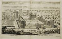 Ueue et Perspectiue Du Chateau De Vincennes Du Cost&eacute; de L'entr&eacute;e Du Parc.