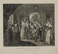 Don Quichotte est servi par les demoiselles de la Duchesse.
