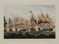 Plate I. Lord Howe in the Queen Charlotte, Breaking the Enemy's Line_May 29.th. 1794.