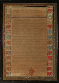 By Permission of [the]� Trustees of the Cottonian Library. This Plate Being a Correct Copy of King John's Great Charter [...].