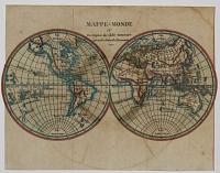 Mappe-Monde ou Description du Globe Terrestre Suivant les Nouvelles Decouvertes.