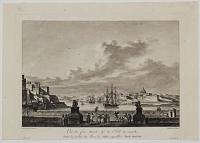 Vue du fort Manoel & de l'Isle du Lazareth, dans le partie du Port de Malte appellée Marse Musciette.