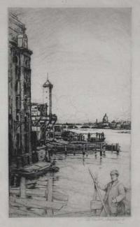 [Thames at Bankside.]