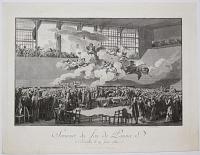 Serment du Jeu de Paume a Versailles le 19 Juin 1789.