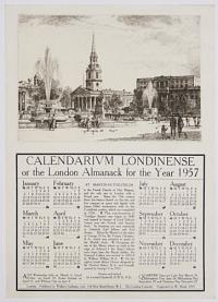 Calendarium Londinense or the London Almanack for the Year 1957. St Martin's in the Fields...