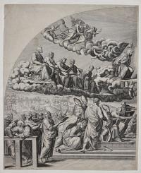 [Disputation of the Holy Sacrament, left sheet only]