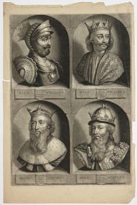 [Kings and Queens of England, plate 1]