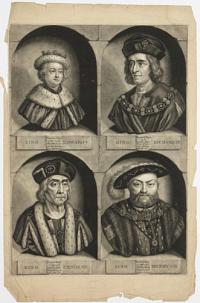 [Kings and Queens of England, plate 5]