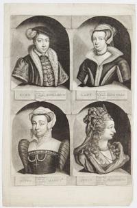 [Kings and Queens of England, plate 6]