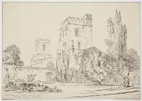 Pope's Tower and Garden - and the Church. Stanton Harcourt, Oxfordshire.