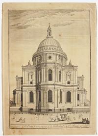 The East Prospect of the Cathedral of St Pauls.