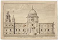 The South Prospect of the Cathedral of St Pauls.