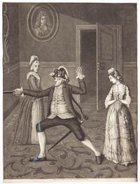 [And if he answers that, Madam, through my small guts, my breath, blood and mistress are all at his service]