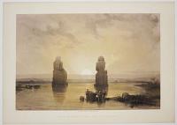 Statues of Memnon at Thebes. During the Inundation.