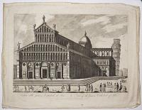 Veduta della Famosa Cattedrale di Pisa.