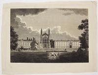 The West fronts of Kings College, Kings Chapel and Clare Hall.
