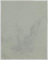 Near Airolo on the St Gotthard Road 8th Sept. 1853.