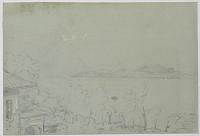 Lago Maggiore from the Inn Window Sept 7th 1853.