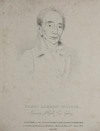 Fredc. Albert Winsor, Originator of Public Gas lighting. Founder of the first established Gas Light Companies in England and in France._Died at Paris 11th May 1830 Ages 68.