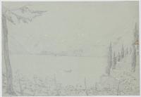 Lago di Como looking down from Varenna Sept. 3 1853