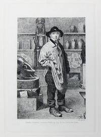 [A Study in the Egyptian Antiquity Department in the British Museum]