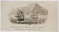 The Northumberland & Myrmidon Conveying Napoleon to the Island of St. Helena, Oct.r 15, 1815.