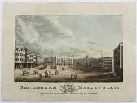 Nottingham Market Place. 1828