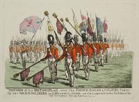 Triumph of the British Flag over the French Eagles & Colours, Taken by our Brave Soldiers in Different Actions, as they appear'd in the Park May 18.th, 1811.
