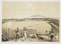 [Adam's Peak & the Lake of Colombo, from the Galle-Barrier.]