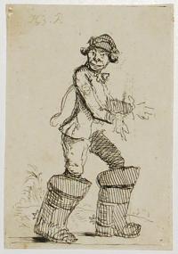[A French Postillion gesturing.]
