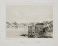 Rome. Pont-rompu et Temple de Vesta.