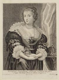 Serenissima Potertissimaqs Henrica Maria dei gratia Magnae Britannia, Francia, Hibern. Regina.