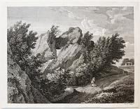 [Rocky landscape with trees.]
