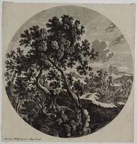 [Shepherds leading animals along a path in a landscape] 3