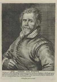 Henri De Keyser. Architecte de la ville d'Amsterdam�.il mourut a Amsterdam l'an 1621. le 15 de maii. '102' annotated in ink.
